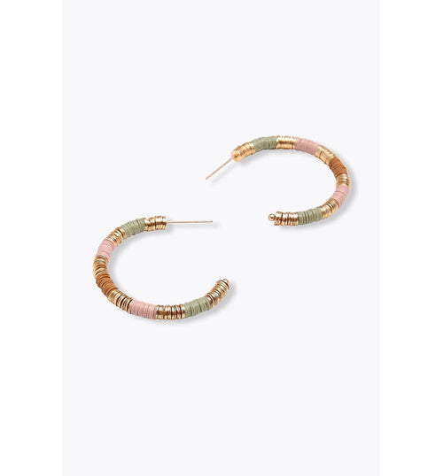 Créoles en Sequins Femme - Jaune Uni Colore