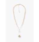 Collier Multirang Femme - Jaune Uni Colore