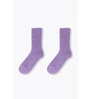 Chaussettes à Paillettes Femme - Violet Uni Colore