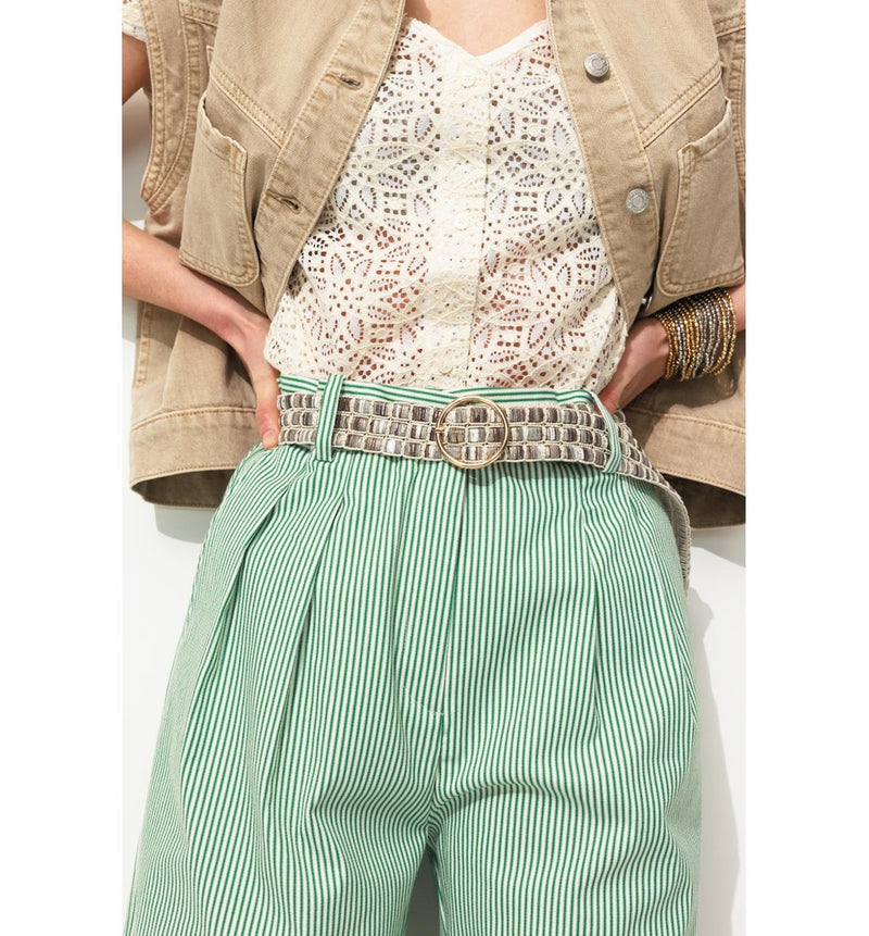 Ceinture Irisée Femme - Gris Imprime