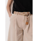 Ceinture Irisée Femme - Grège Imprime