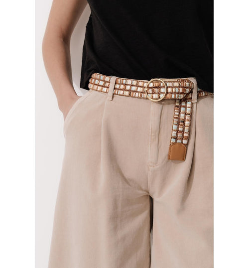 Ceinture Irisée Femme - Grège Imprime