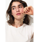 Collier de Fleurs Femme - Jaune Uni Colore