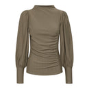 Blouse Rifagz Puff Blouse Noos - Earth