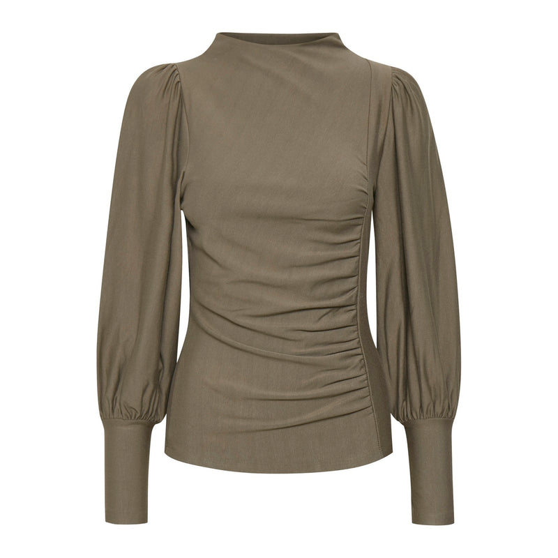 Blouse Rifagz Puff Blouse Noos - Earth