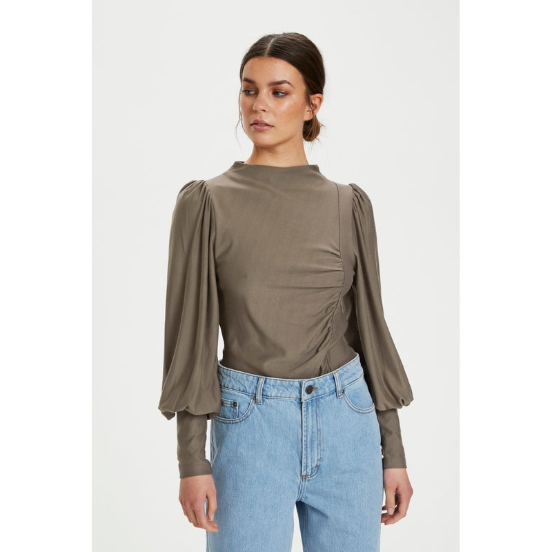 Blouse Rifagz Puff Blouse Noos - Earth