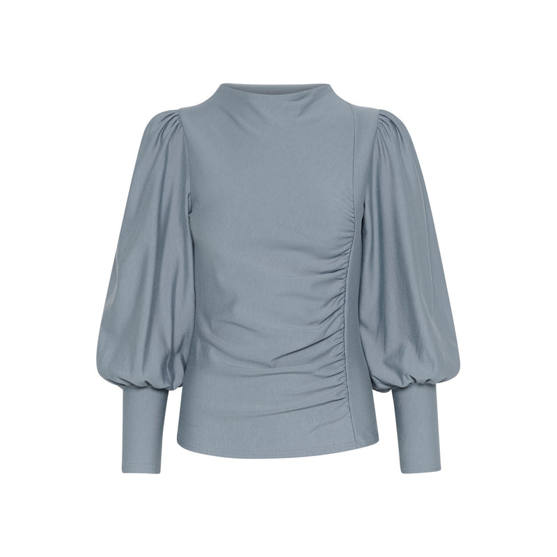 Blouse Rifagz Puff Blouse Noos - Grey Blue