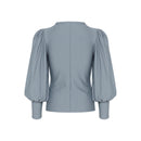 Blouse Rifagz Puff Blouse Noos - Grey Blue
