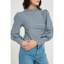 Blouse Rifagz Puff Blouse Noos - Grey Blue