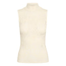 Blouse Hilmagz Lace Tank Top - Egret
