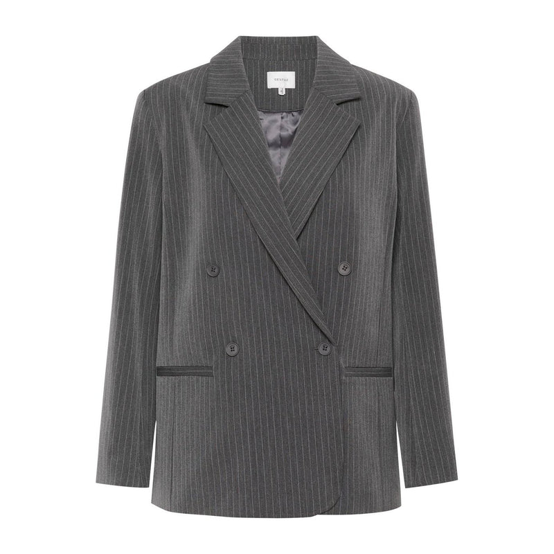 Blazer Joellegz Mel. Pinstripe Blazer 2.0 - Grey Pinstripe