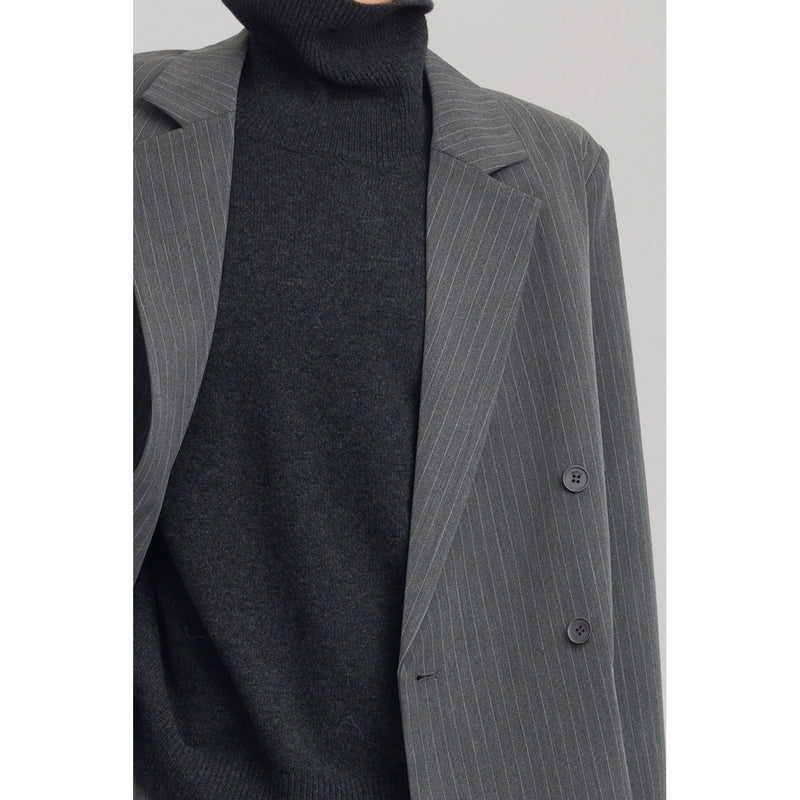 Blazer Joellegz Mel. Pinstripe Blazer 2.0 - Grey Pinstripe