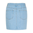 Skirt Vellagz Short Skirt - Light Blue Washed