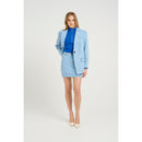 Skirt Vellagz Short Skirt - Light Blue Washed