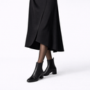 Bottines Gaia - Cuir De Veau Lisse - Noir