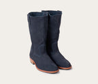 Stivali Gaïa - Pelle scamosciata blu - Donna