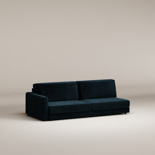 Canapé 4 Places Galliera - Bleu Pétrole