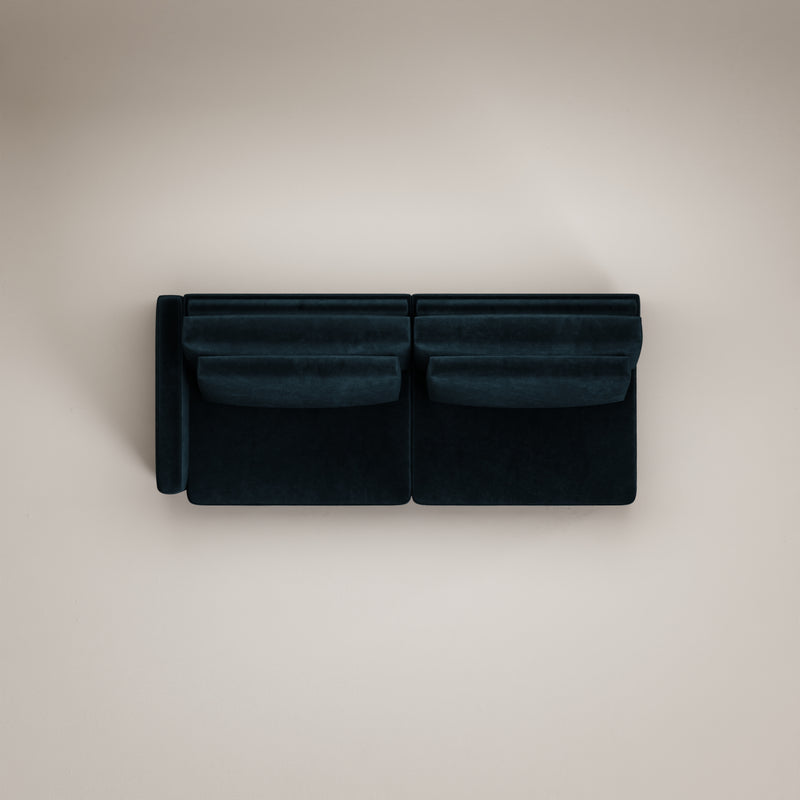 Canapé 4 Places Galliera - Bleu Pétrole