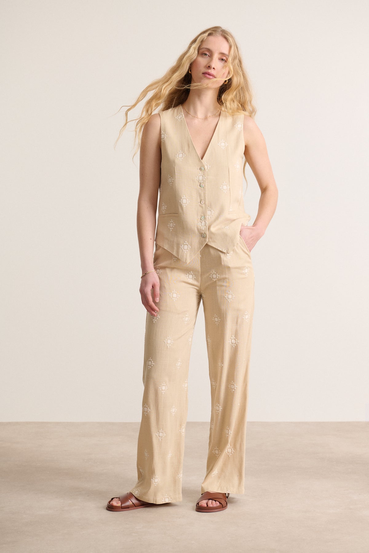 Pantalon Torino - Beige