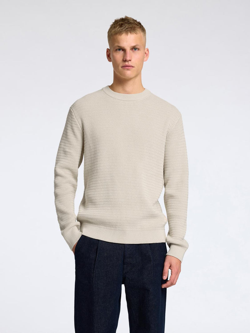 Pull En Maille - Oatmeal - Homme