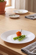 Harena - 6 Assiettes Creuses - Verre Opale Extra Résistant - Blanc - Luminarc