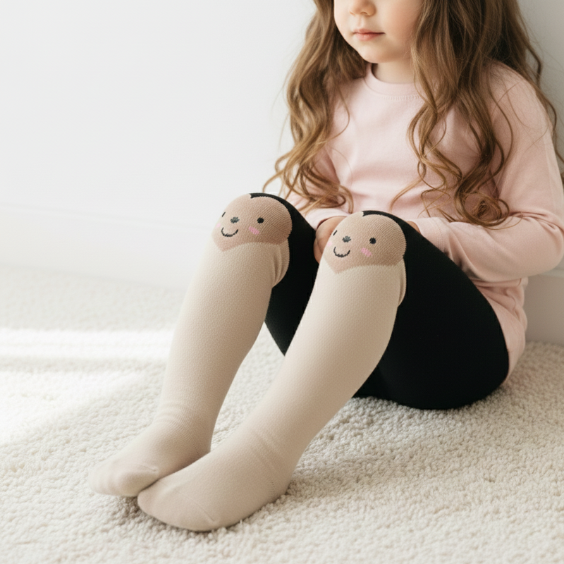 Lot De 2 Collants Coeur Enfants Fille