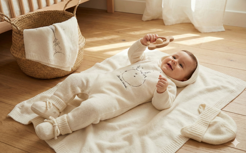 Plaid Print L'Envol - Maxence - Off White - 100% Cashmere