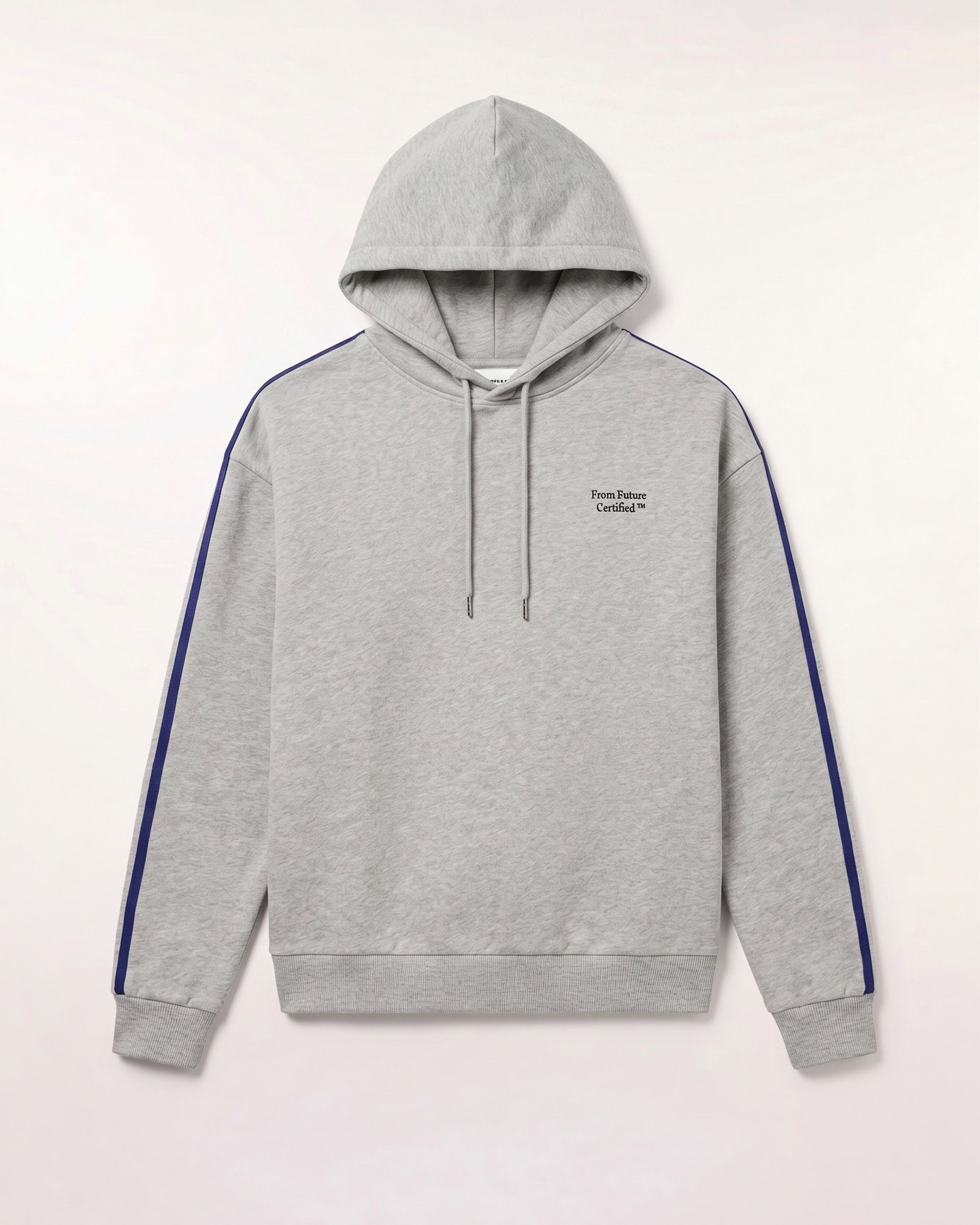 Sweatshirt Hoodie À Bandes Et Broderies