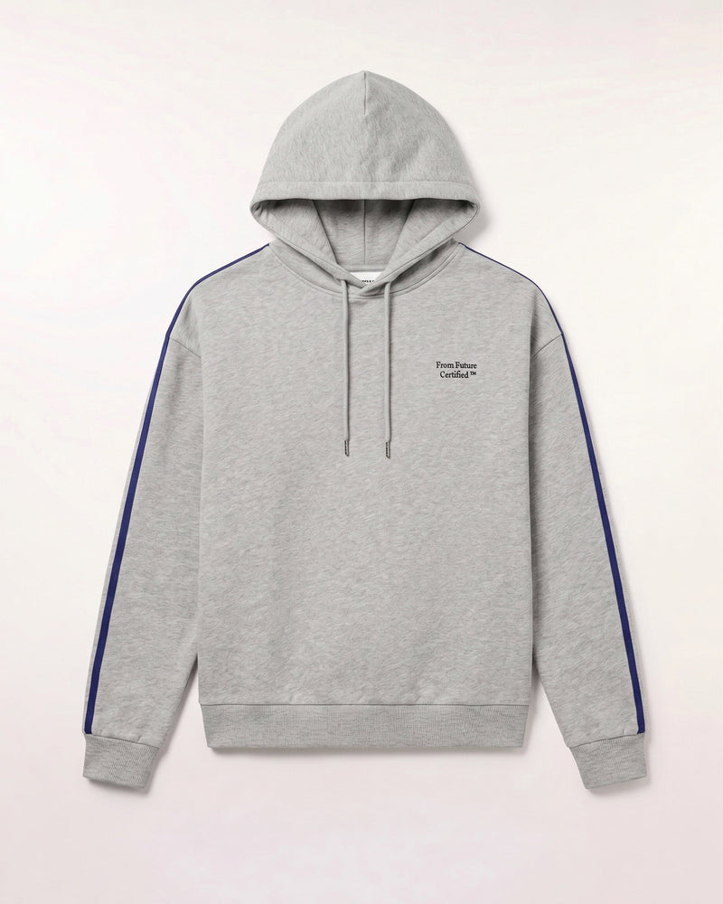 Sweatshirt Hoodie À Bandes Et Broderies