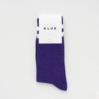 Chaussettes De Tennis En Coton Biologique - Violet Et Blanc
