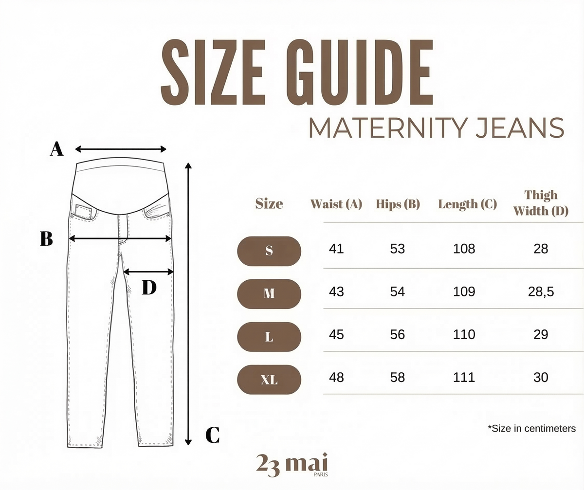 Jeans De Maternité Gris