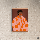 Bea Muller - Mujer con lunares naranjas