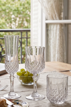 Longchamp - Ensemble 24 Pièces, Verres À Pied, Flutes Et Verres À Eau - Cristal D'Arques