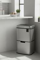 Poubelle De Tri - Inox - 64L/69L