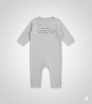 Grenouillere Print Planete - Ange - Grey - 100% Cachemire