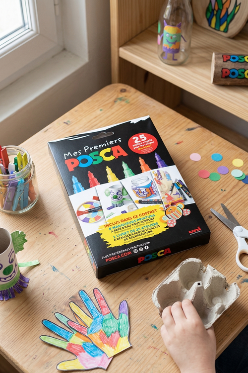 Caja De 6 Rotuladores - Mi Primera Posca