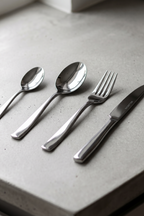 24 Piece Cutlery Set - Stainless Steel - Satin Finish Stainless Steel