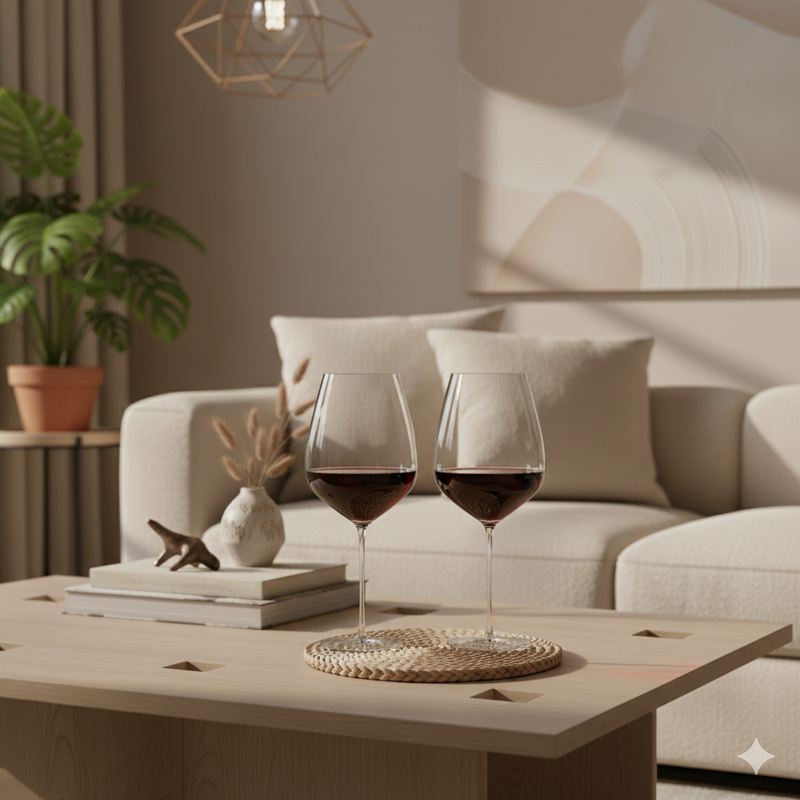 Set of 2 Grand Bordeaux 63 Cl Glasses - Altis - Translucent