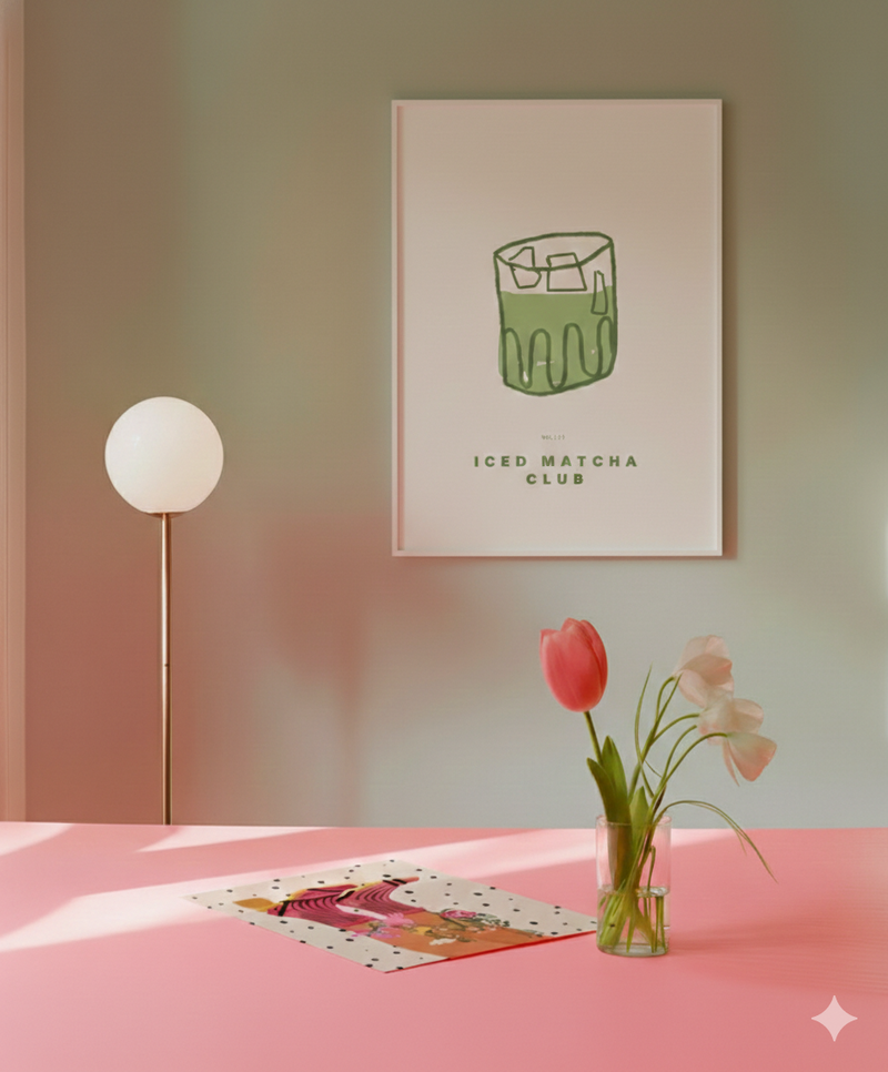 Affordable Art Prints - Chilled Green Elixir