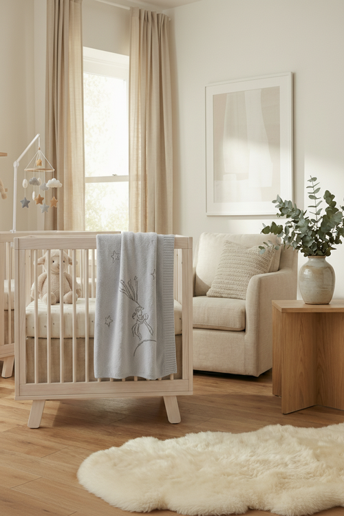 Plaid Print L'Envol - Maxence - Grey - 100% Cachemire