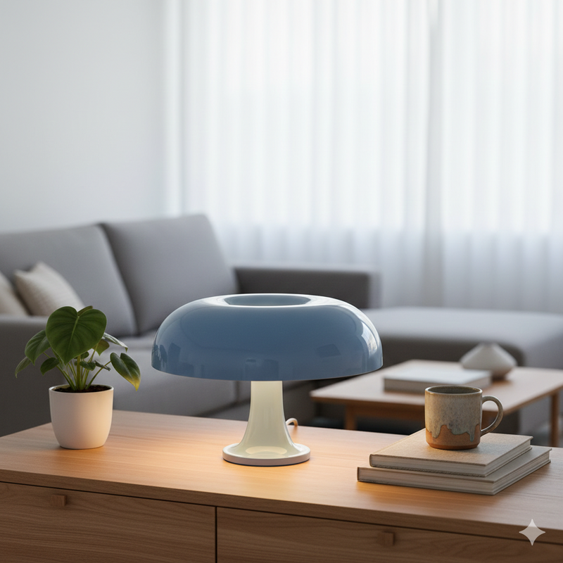 Lampe À Poser - Nessino - Bleu Ciel