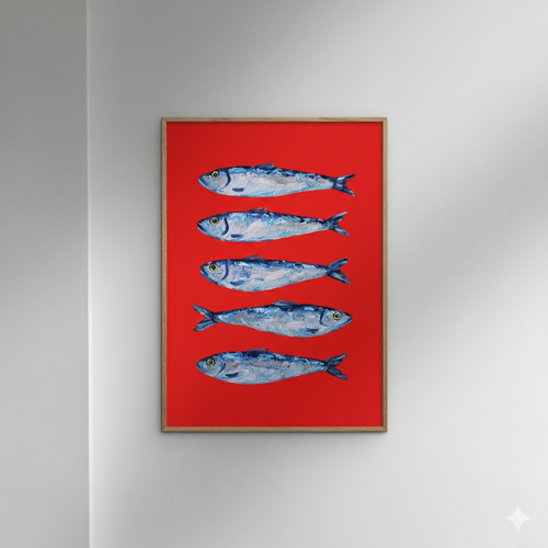 Alice Straker - Sardines Berry Red