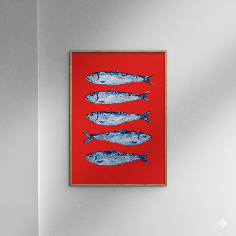 Alice Straker - Sardines Berry Red