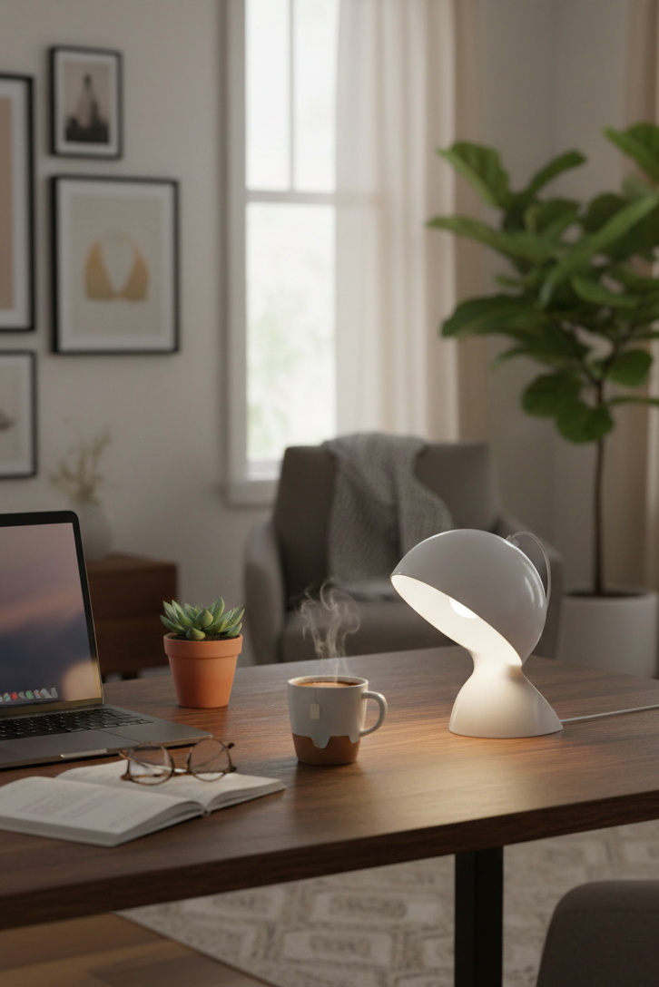 Lampe À Poser - Dalu' - Blanc