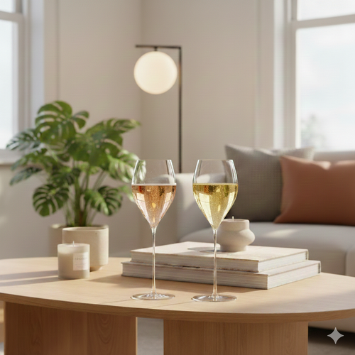 Lot De 2 Flûtes À Champagne 29 Cl - Altis - Translucide