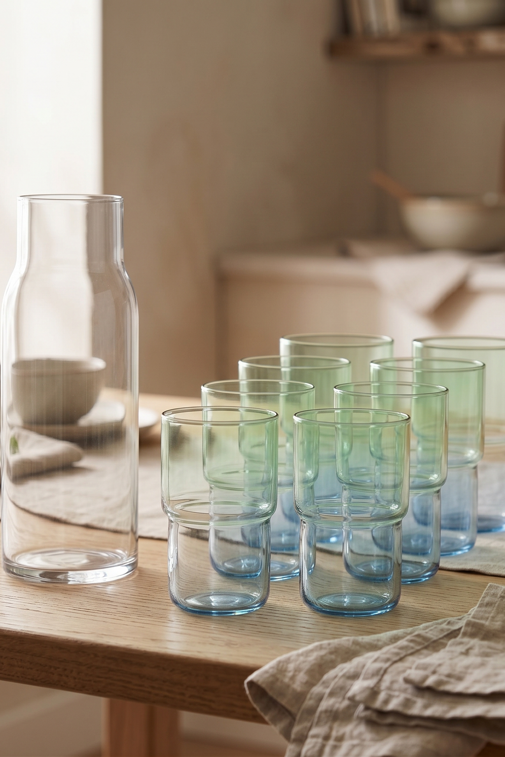 Candy Mix - Ensemble Carafe Et 6 Verres À Eau - Bleu - 32Cl - Luminarc