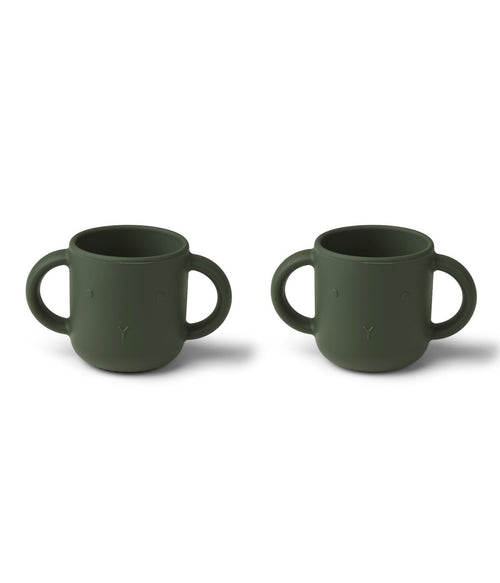 Lot De 2 Tasses Gene - Lapin Chasseur Vert