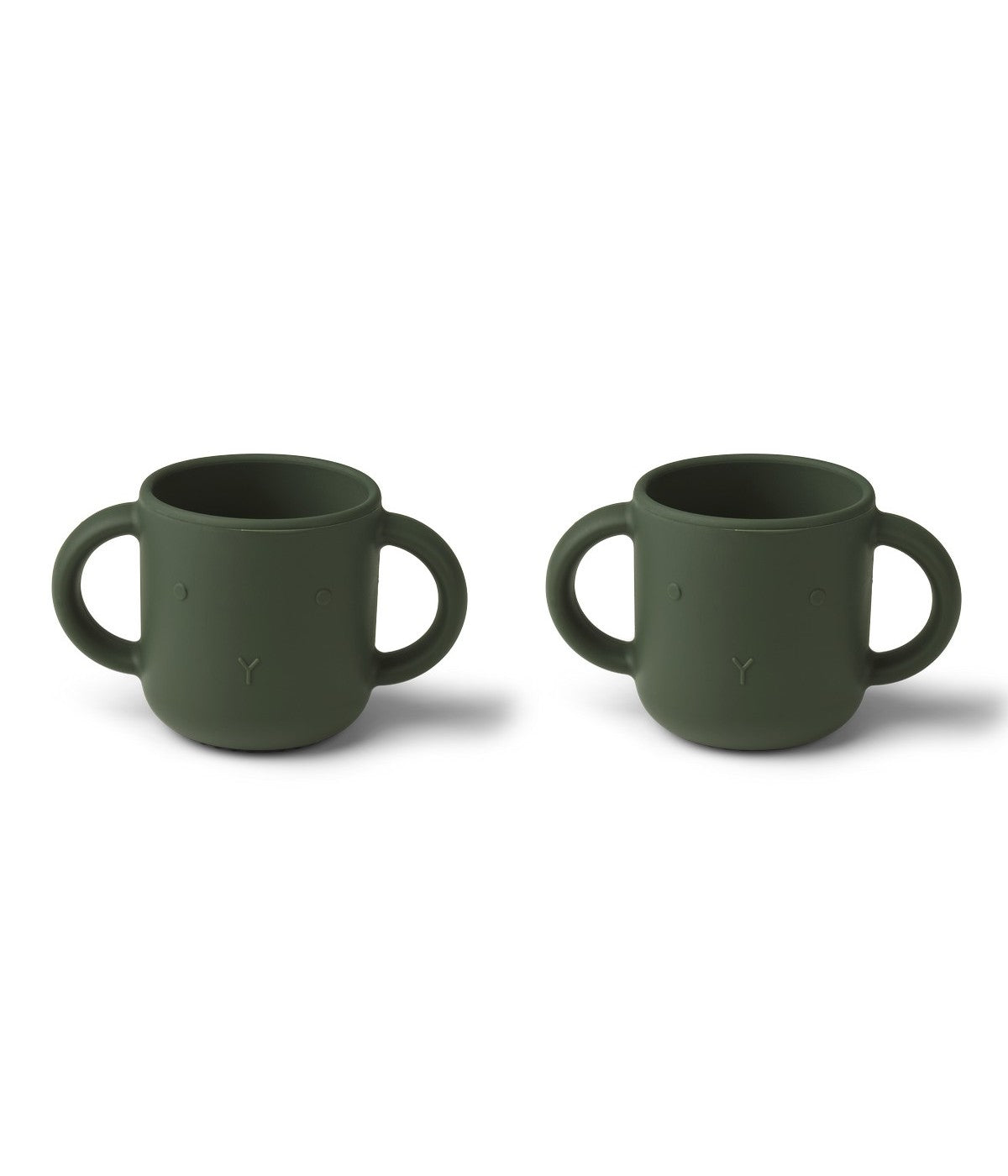 Juego de 2 tazas Gene - Conejo cazador verde