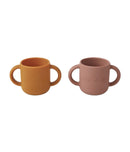 Lot De 2 Tasses Gene Cup - Chat Rose Foncé