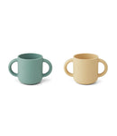 Set of 2 Gene Cups - Yellow Wheat Blend with Peppermint and Rabbit